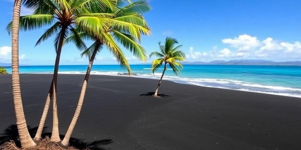 Exploring the Wonders of Black Sand Beach Hawaii: A Guide to Punaluʻu on the Big Island