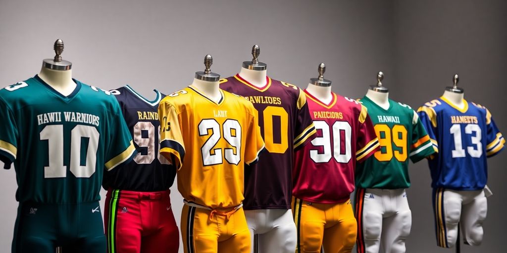 The Evolution of Hawaii Rainbow Warriors Uniforms